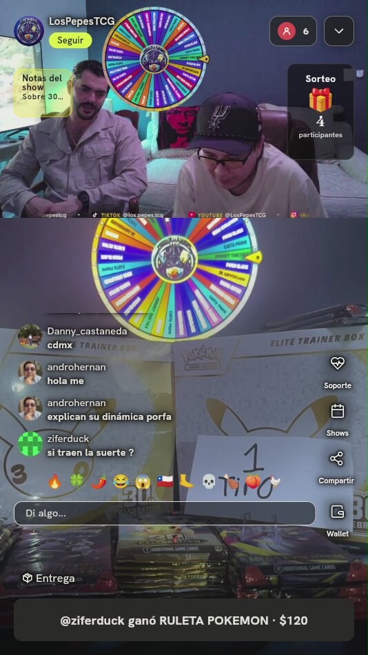 Ruleta Pokémon Giro