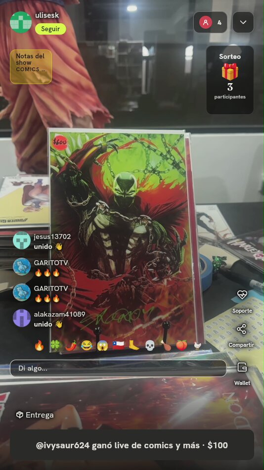 Cómic Spawn Firmado