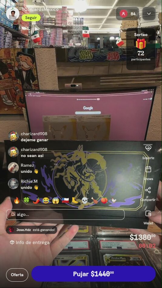 Booster Box Pokémon Charizard VMAX Chino