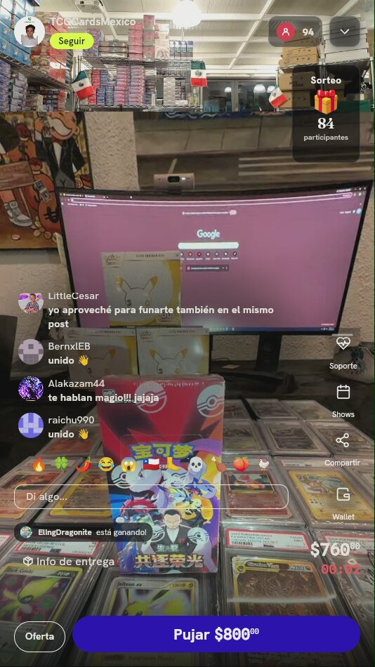 Caja Pokémon Chasing Glory Together CSV10C
