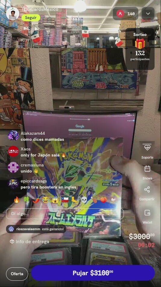 Booster Box Pokémon Storm Emeralda