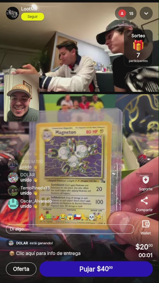 Magneton Fossil Holo Vintage Pokémon