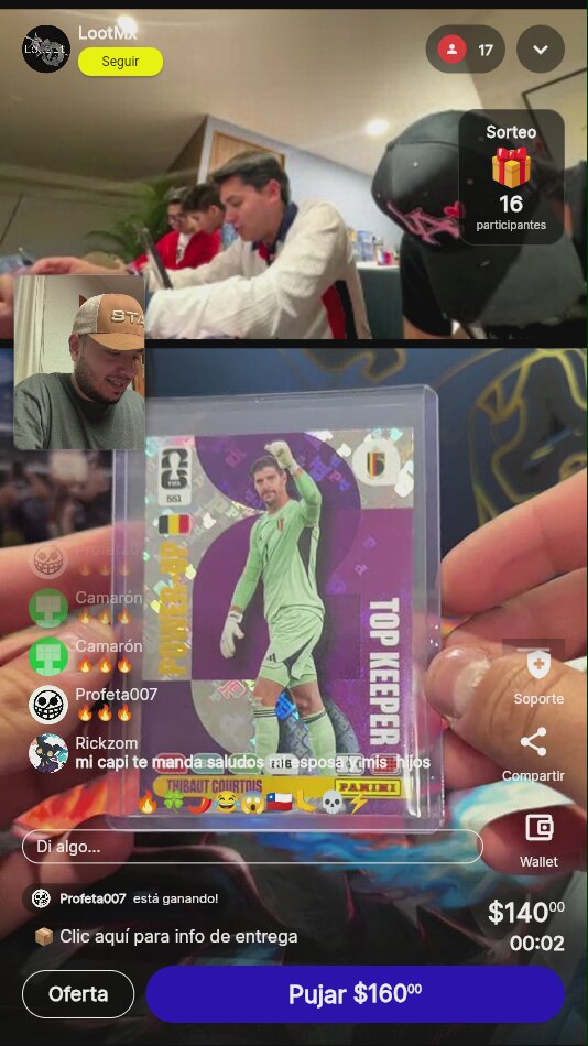 Thibaut Courtois Topps Top Keepers