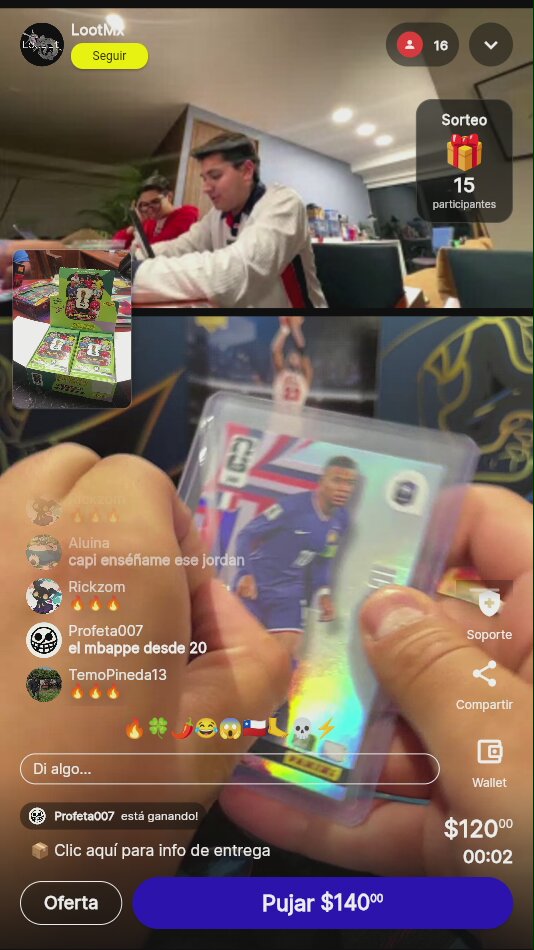 Mbappé Icon Panini Card