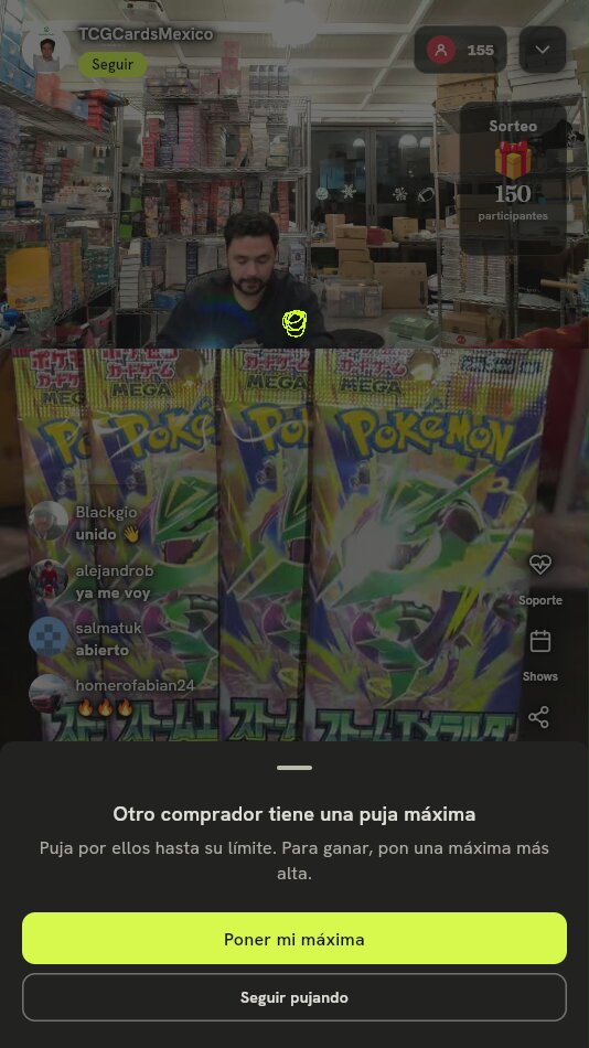 Sobres Pokémon Storm Emeralda M6