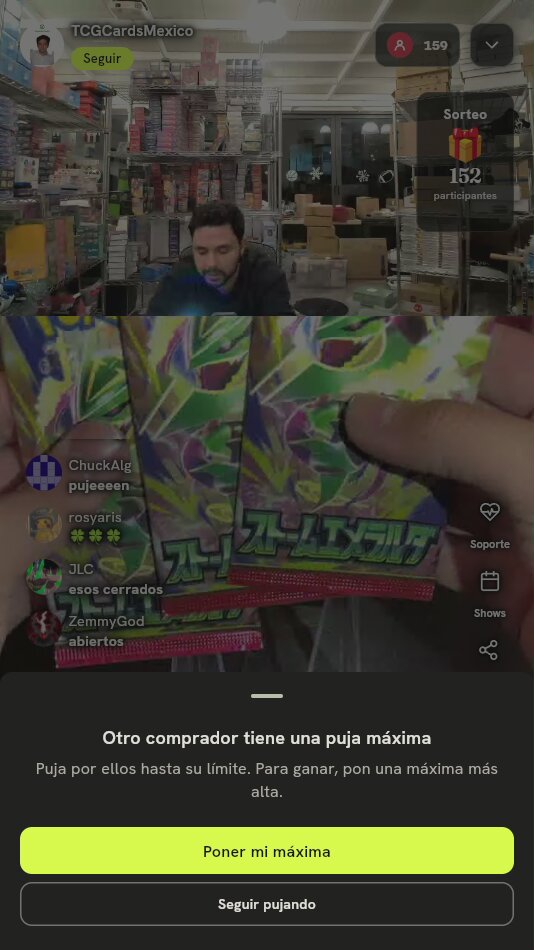 Sobres Pokémon Storm Emeralda