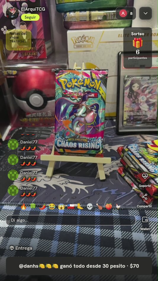 Pokémon Chaos Rising Booster Pack