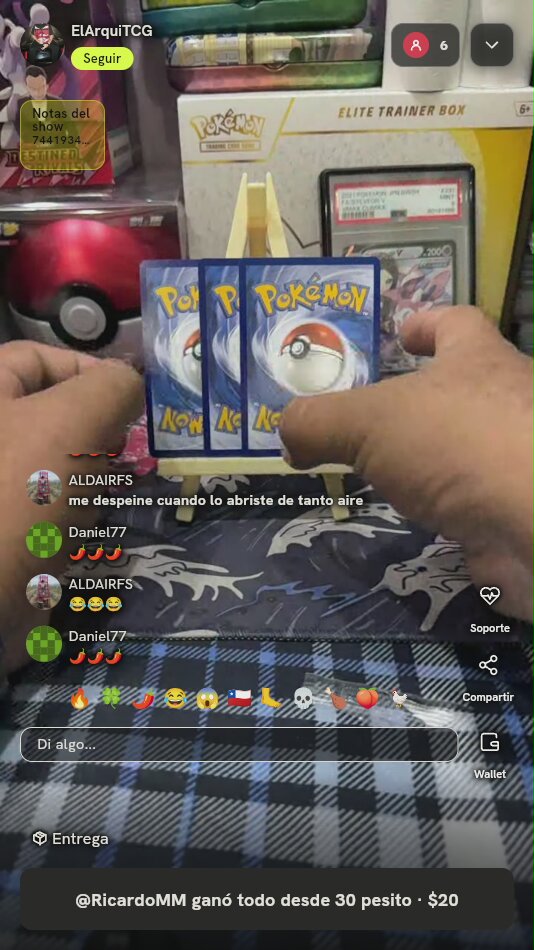 Lote de 3 Cartas Pokémon