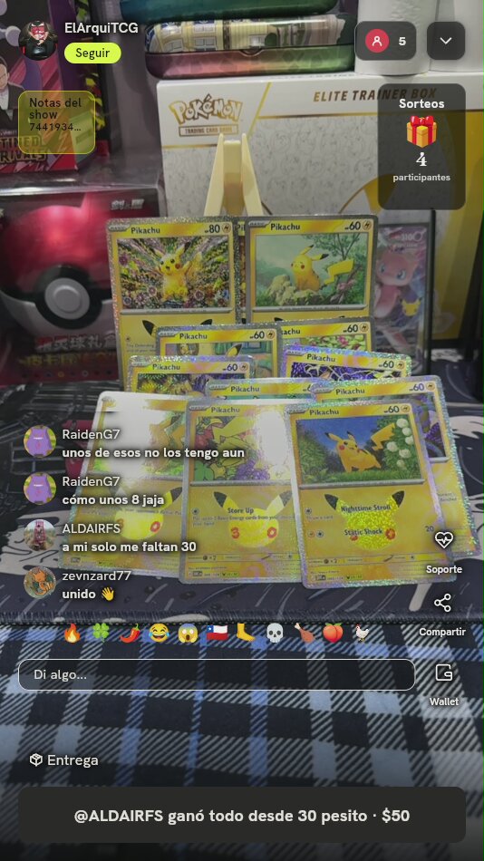 Lote Cartas Pikachu Pokémon Celebrations