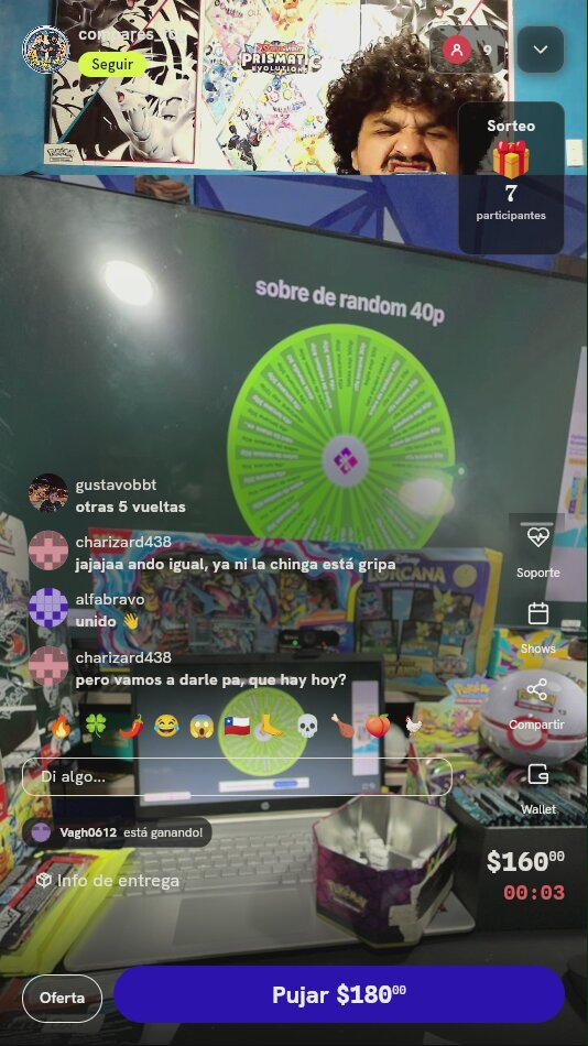 Giro en Ruleta Pokémon TCG