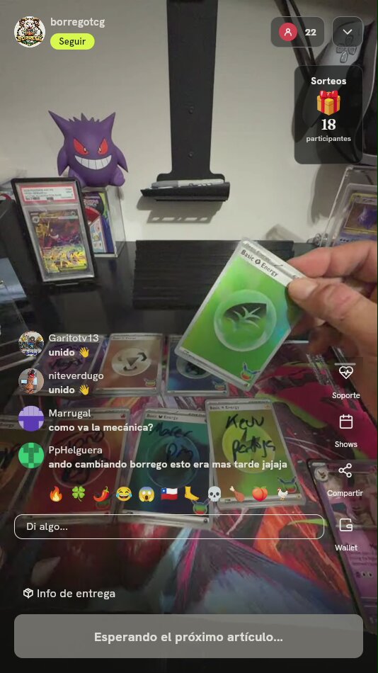 Carta Pokémon Basic Grass Energy Holo