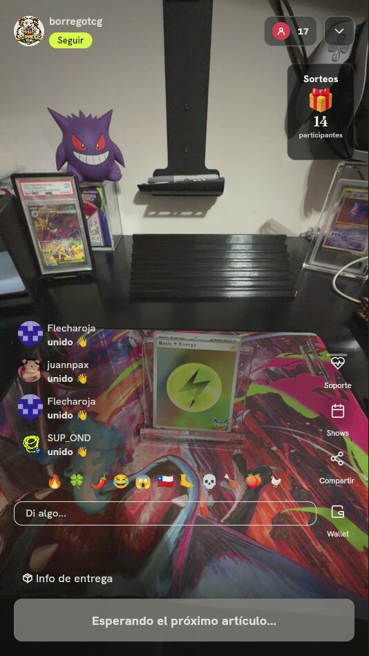 Carta Pokémon Energía Básica Rayo