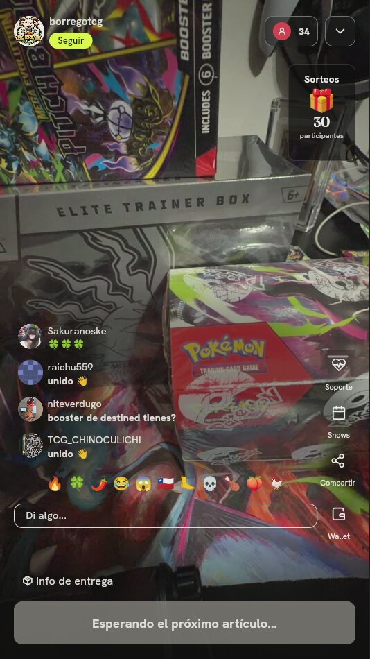 Lote Pokémon TCG Pitch Black