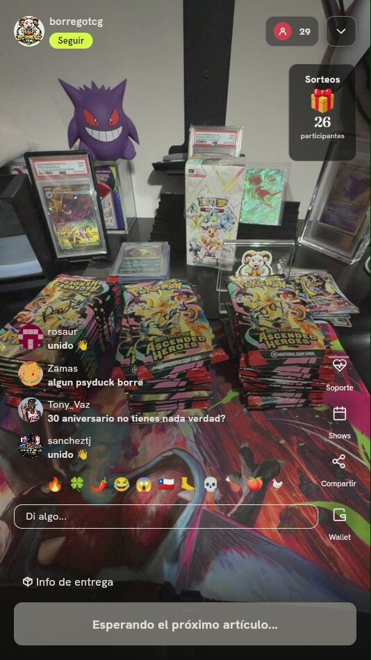 Sobres Pokémon Mega Evolution Ascended Heroes