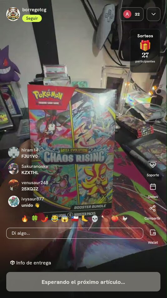 Booster Bundle Pokémon Chaos Rising