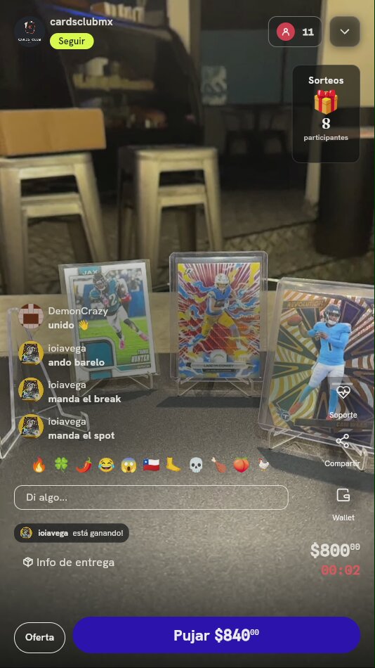 Lote de tarjetas Panini NFL