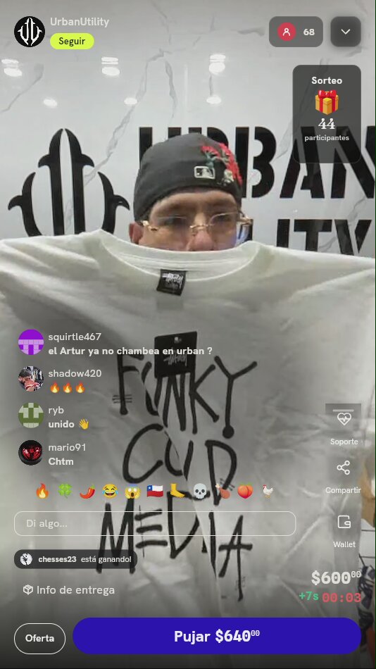Playera Stüssy Funky Cold Medina