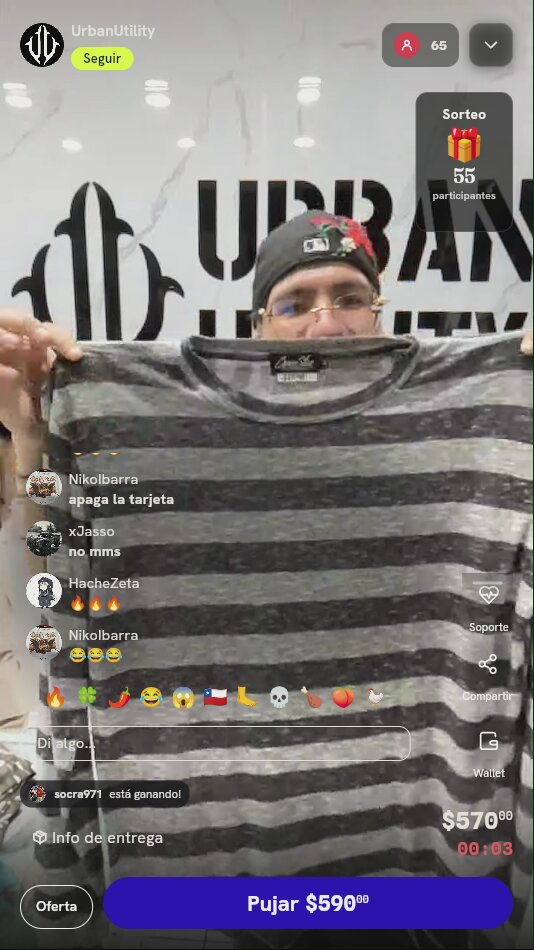 Playera de Manga Larga a Rayas