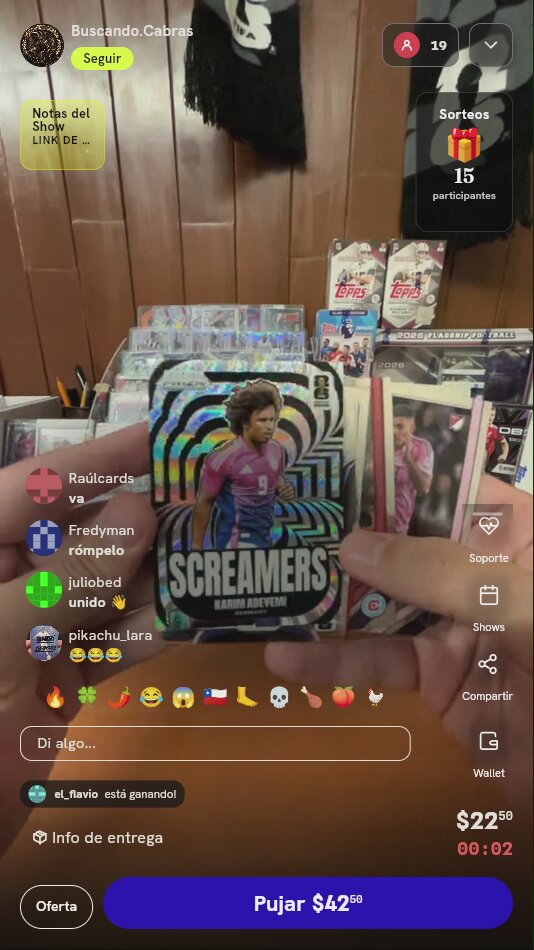 Lote de 6 cartas Panini Prizm