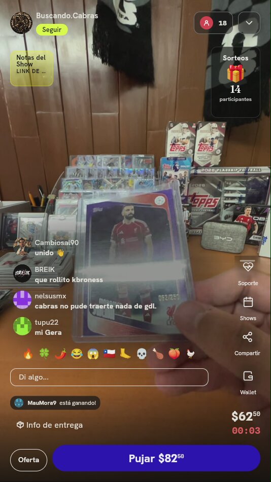 Carta Topps Mohamed Salah /250