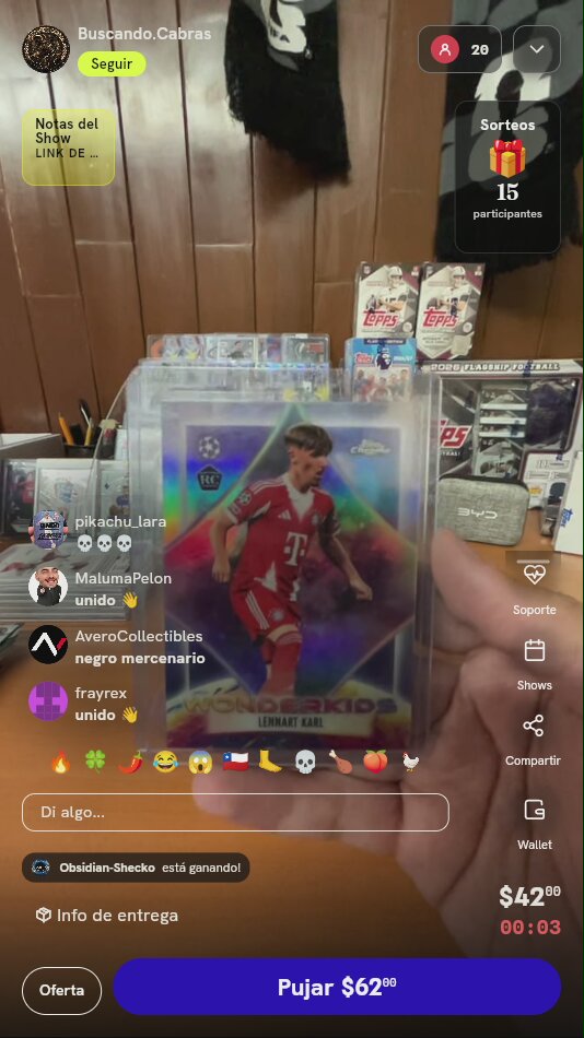 Carta Topps Chrome Lennart Karl Wonderkids