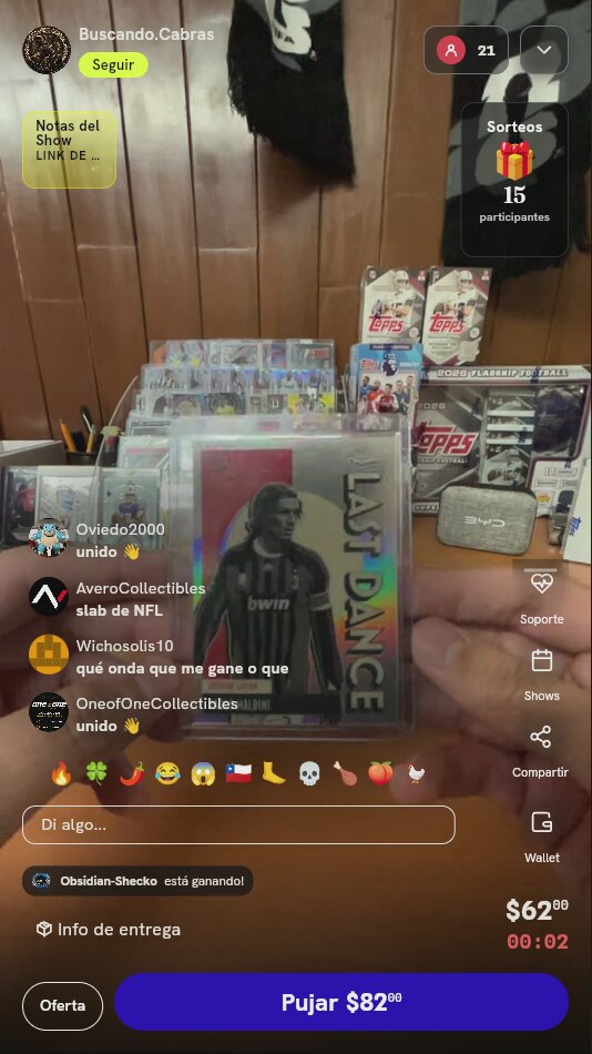 Carta Paolo Maldini Last Dance Topps