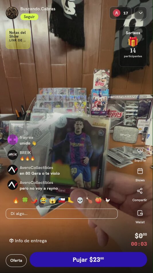 Carta Rookie Gavi FC Barcelona