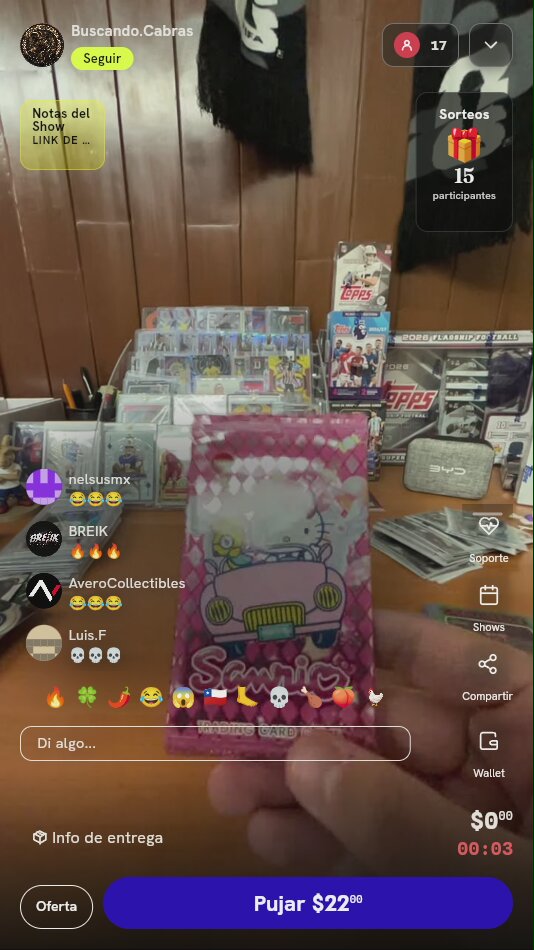 Sobre de Tarjetas Sanrio Hello Kitty
