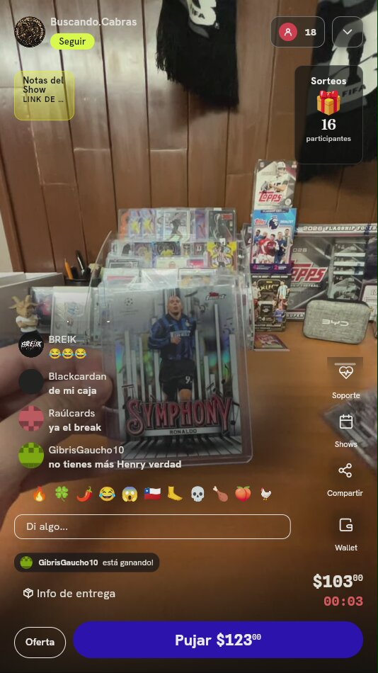 Carta Ronaldo Nazário Topps Finest Symphony