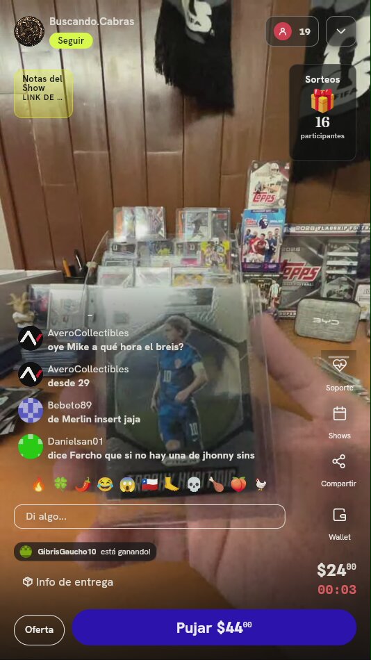 Tarjeta Luka Modrić Prizm Trophy Hunters