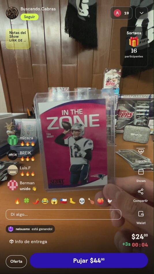 Carta Tom Brady Panini Score 2020