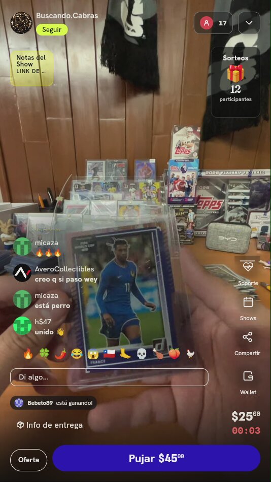 Tarjeta Michael Olise Donruss FIFA