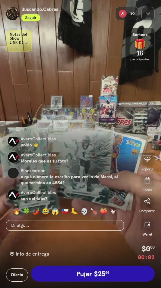 Lote de cartas de fútbol