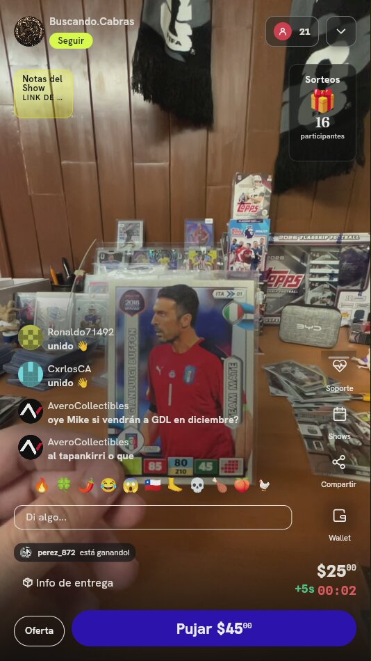 Carta Gianluigi Buffon Adrenalyn XL 2018