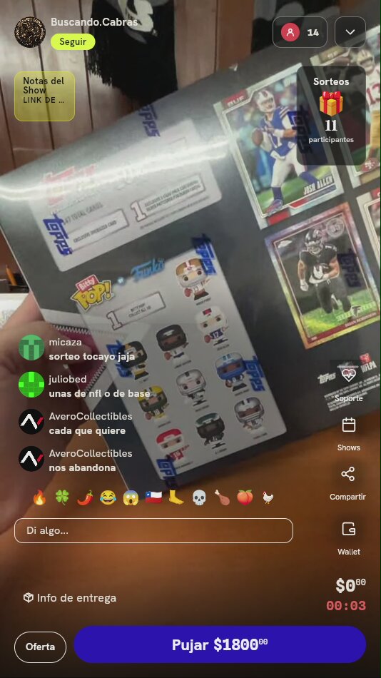 Caja 2026 Topps Football Super Box