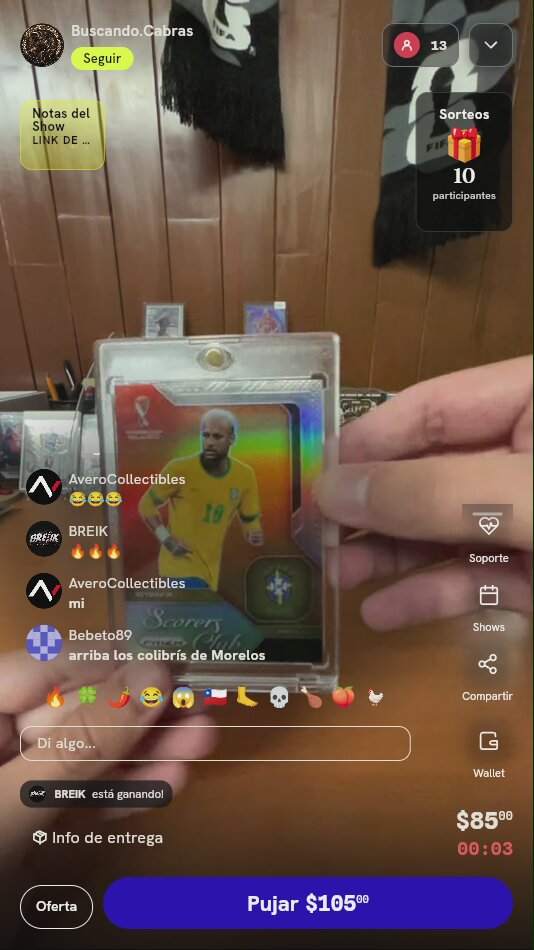 Carta Neymar Jr. Scorers Club 2022