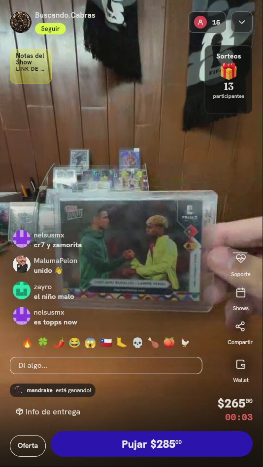 Topps Now Cristiano Ronaldo y Lamine Yamal