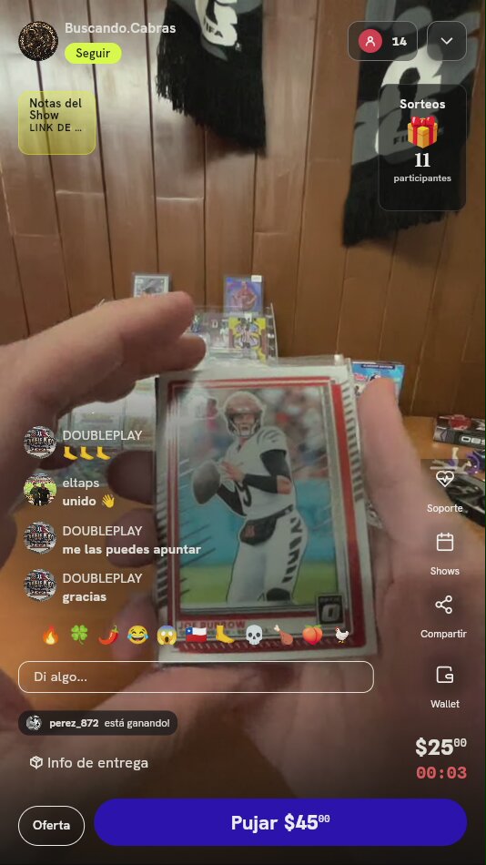 Cartas Donruss Optic de Jalen Milroe