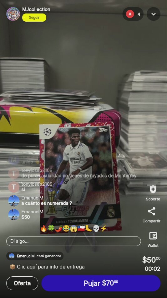 Tchouameni Future Stars Topps 2022-23