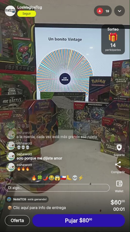 Ruleta Pokémon TCG: ¡Vueltecita!