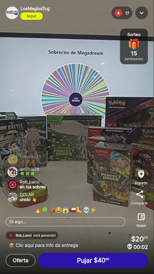 Pokémon Megadream: Vueltecita de sobres