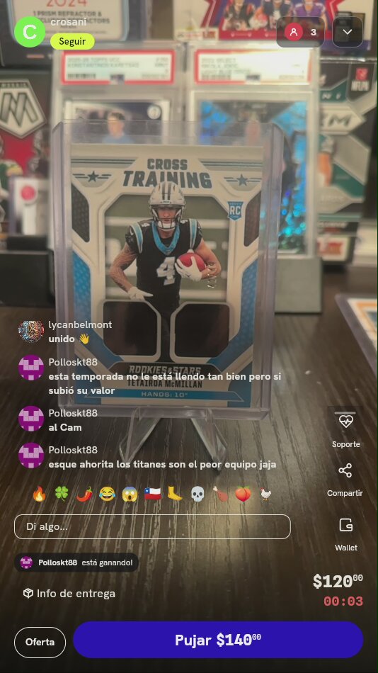 Carta Panini Tetairoa McMillan Cross Training