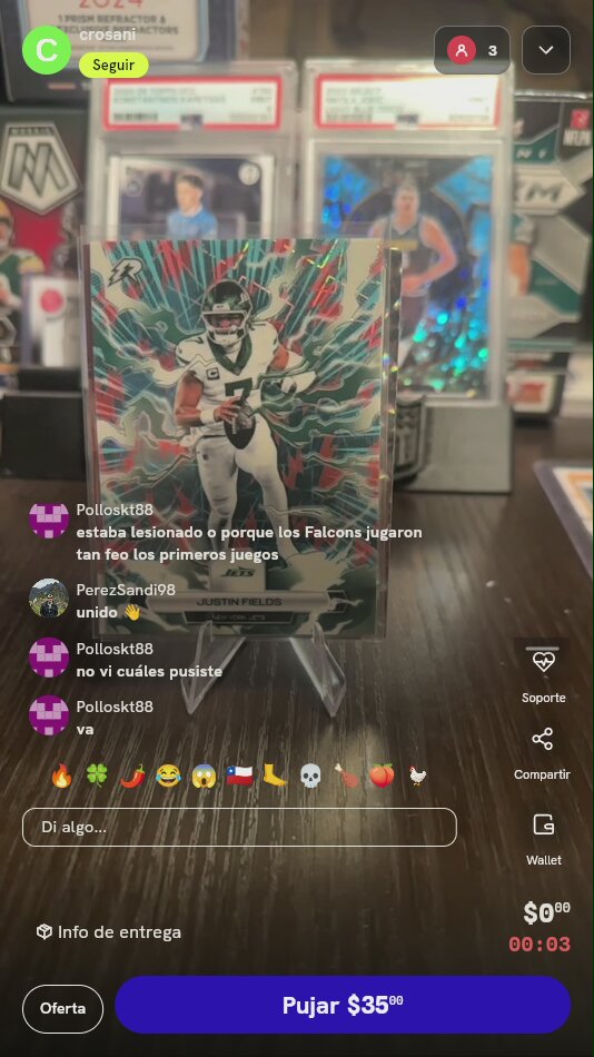 Carta Justin Fields Panini Revolution