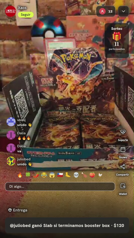 Caja Booster Box Pokémon Ruler of the Black Flame