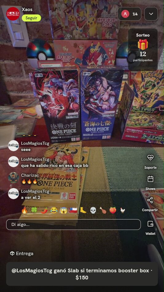 Cajas de Sobres One Piece TCG