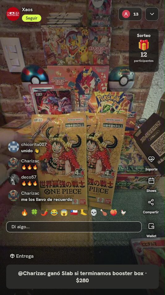 Sobres de Refuerzo One Piece OP-17