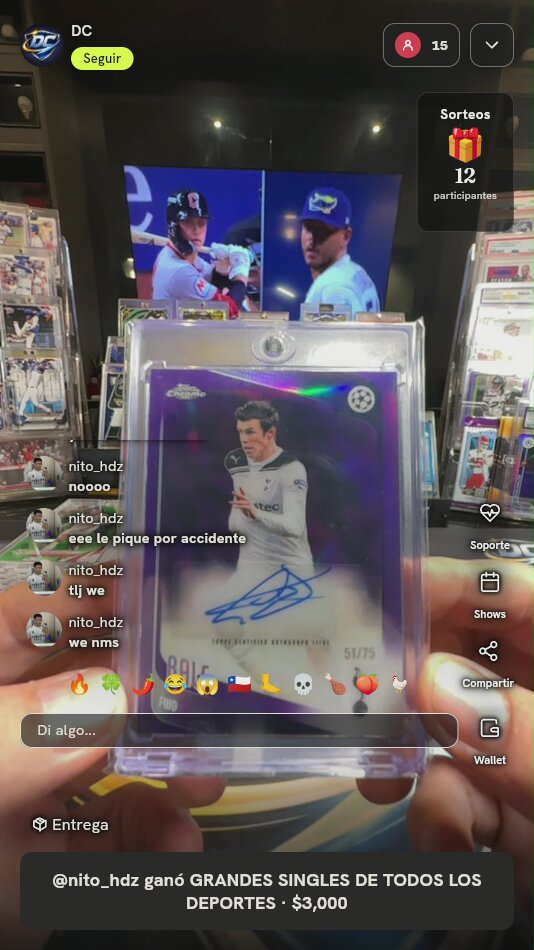 Gareth Bale Topps Chrome Auto /75
