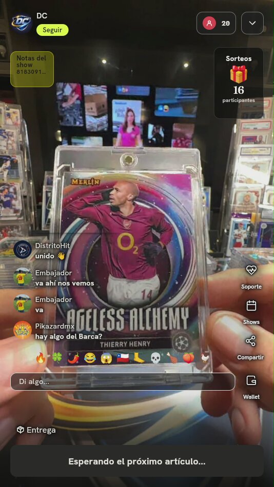 Carta Thierry Henry Ageless Alchemy Merlin