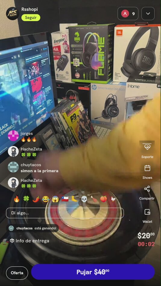 Tiro en ruleta de premios