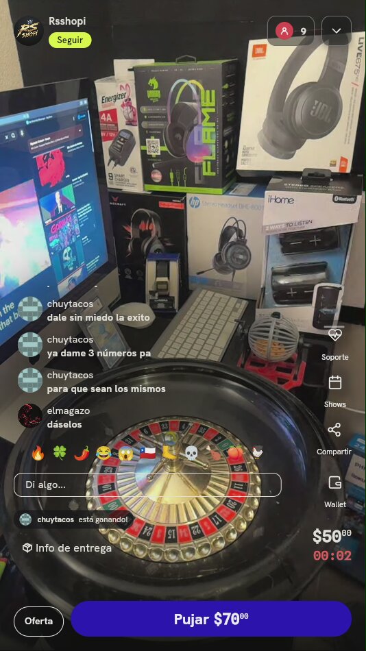 Números de ruleta por reloj